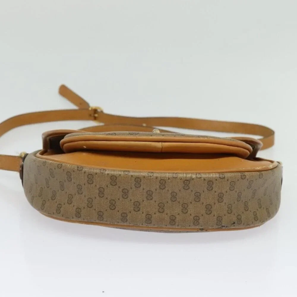 Authentic GUCCI Micro GG Supreme Shoulder Bag PVC Beige Gold 001 58 0930 - Picture 16 of 16